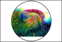 ESPN-3: High-resolution data reveal magnetic fields interacting with a vortex tube